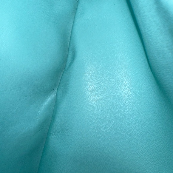 Tiffany & Co blue metallic leather pouch/wristlet no strap - Picture 8 of 8